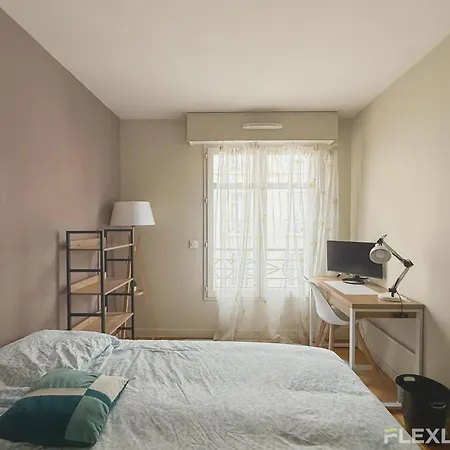 Apartmán Charming 45m Two-bedroom In 15 Paříž